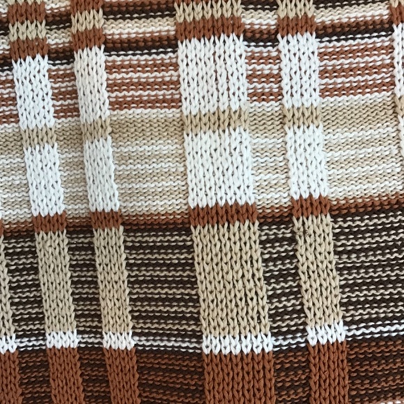 Banana Republic Plaid Cropped Boho Sweater Tank - Picture 5 of 6